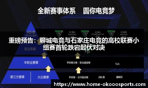 重磅预告：聊城电竞与石家庄电竞的高校联赛小组赛首轮跌宕起伏对决